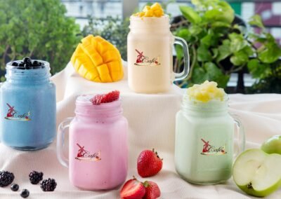 Frappes frutales cafeteria el molino rojo